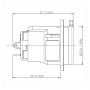 Терминал Jack Neutrik NJ3FP6C-B