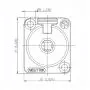 Терминал Jack Neutrik NJ3FP6C-B