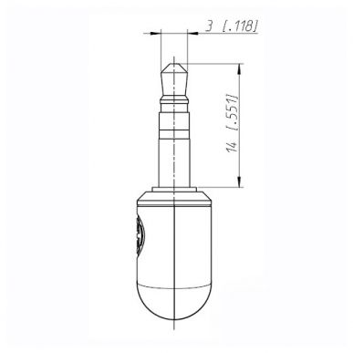 Разъем MiniJack 3,5 Stereo Neutrik NTP3RC-B (угловой)