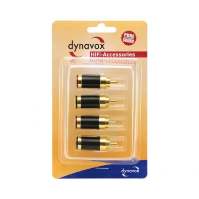 Разъем DYNAVOX - RCA SET CARBON (207622) RED/BLACK