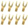 Набор сменных разъемов WireWorld 8 gold spade, (SPDGEX08), 8шт.