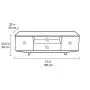 BDI Marina 8729-2 White