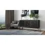 BDI Elements Mosaic Doors 8777 Charcoal Stained Ash