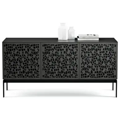 BDI Elements Mosaic Doors 8777 Charcoal Stained Ash