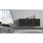 BDI Elements Mosaic Doors 8777 Charcoal Stained Ash