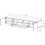Тумба для ТВ Sonorous STA 200F WHT WHT BS