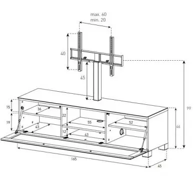 Стойка для ТВ Sonorous ST 5651