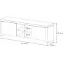 Тумба для ТВ Sonorous LB 1620 WHT