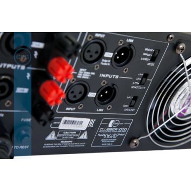 Профессиональный низкоомный усилитель CVGaudio CLUBBER-1000
