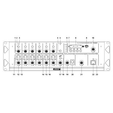 Микшер-усилитель ABK PA-2835